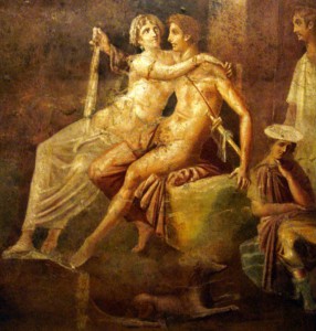 Affresco erotico romano