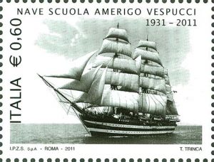 Francobollo Americo Vespucci
