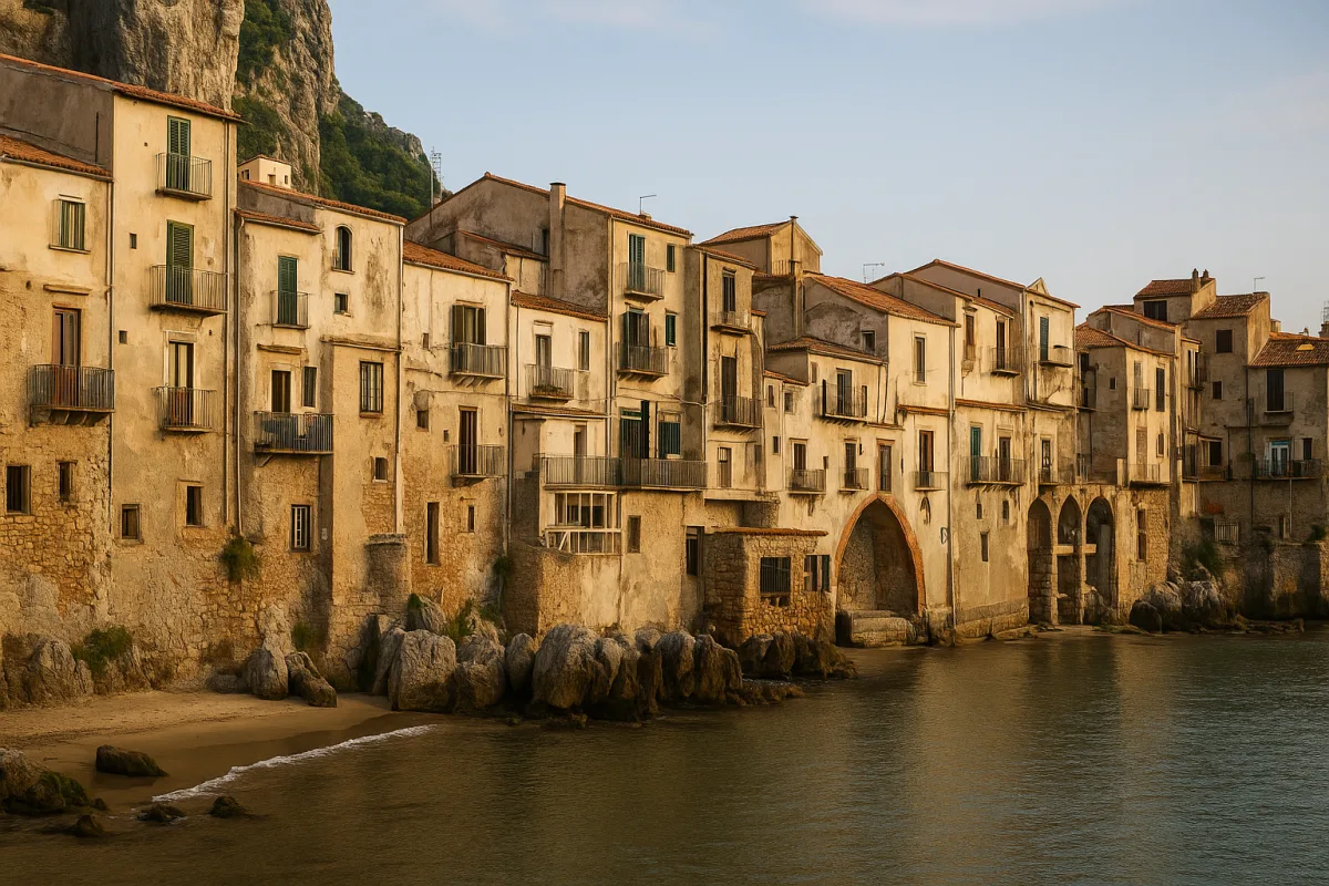 Case a schiera nel centro antico di Cefalù: il motivo dietro quella forma stretta