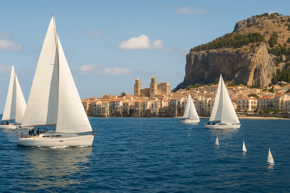 Regate veliche nel golfo di Cefalù: cosa vedere dal molo senza salire in barca