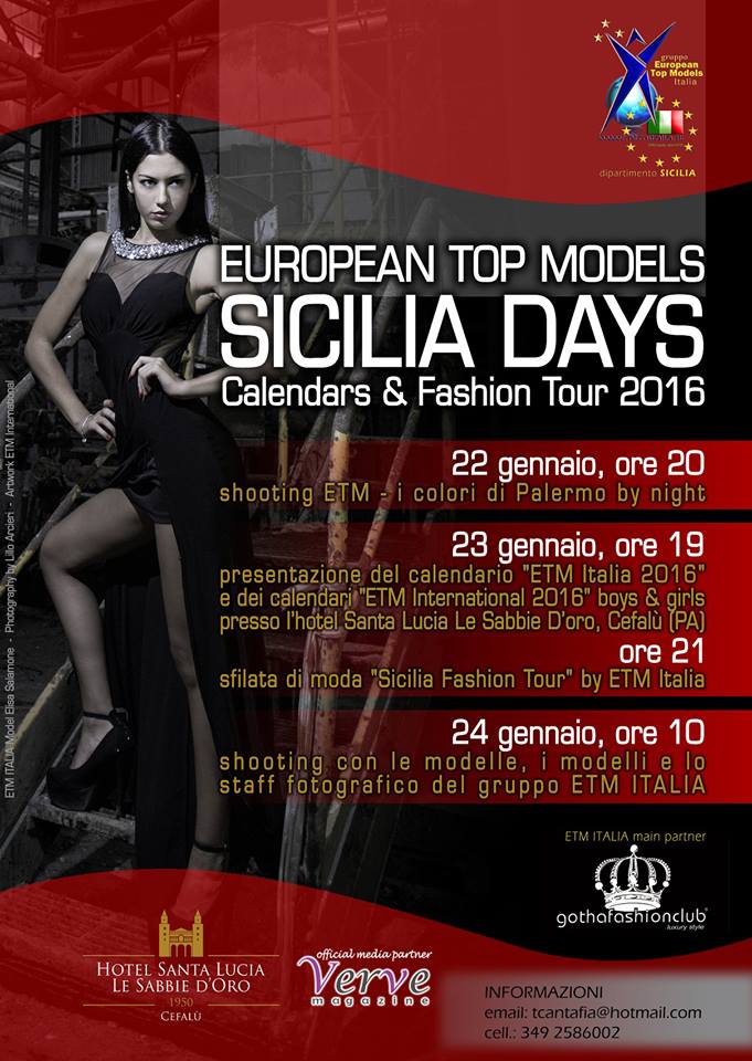 european top models sicilia days