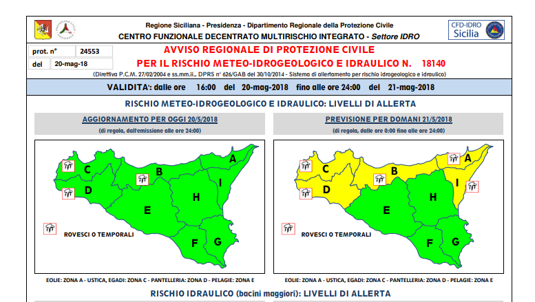 Allerta Meteo In Sicilia: In Arrivo Maltempo E Precipitazioni ...